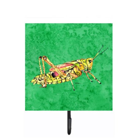 CAROLINES TREASURES Grasshopper on Green Leash Or Key Holder 8849SH4